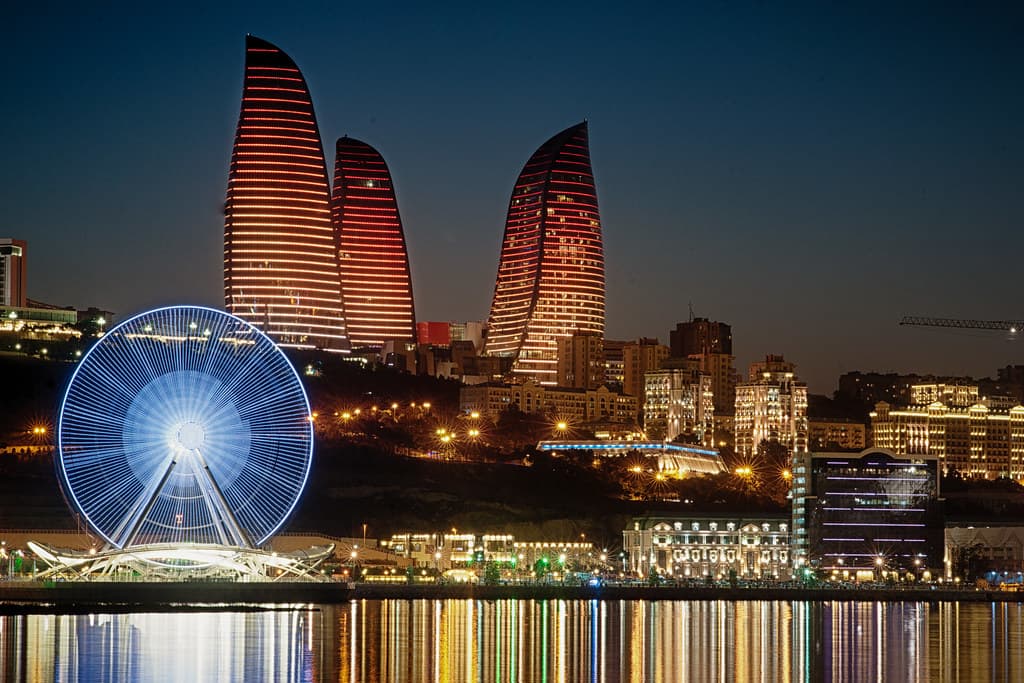 Baku Night view