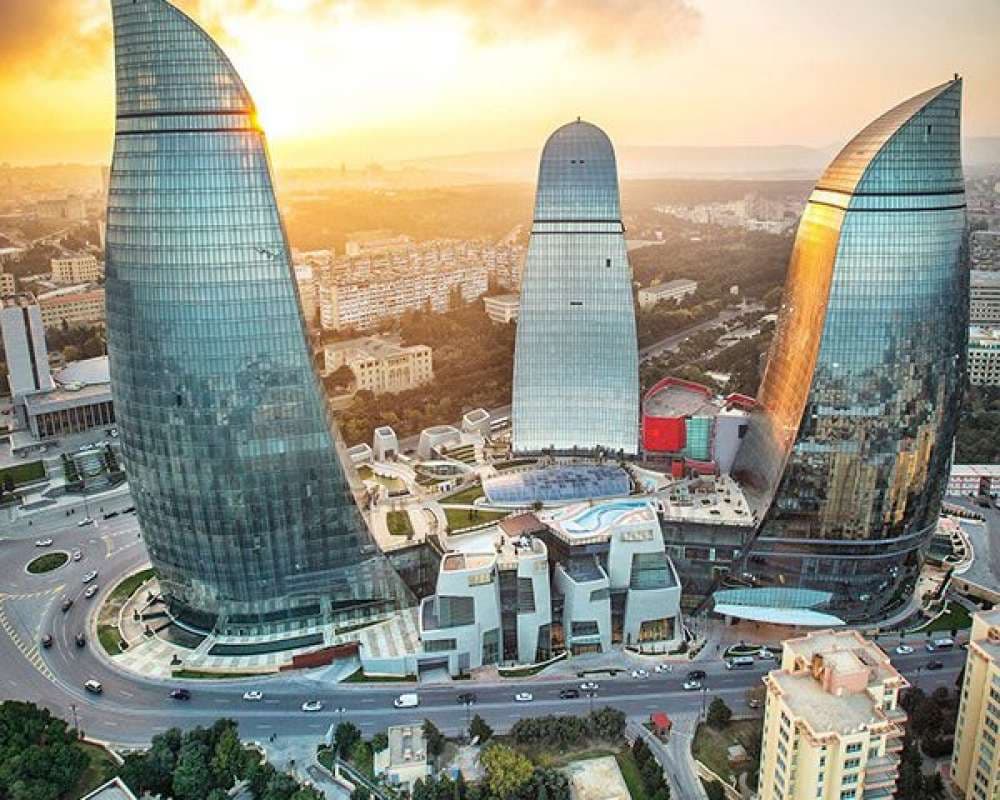 Flame towers of Azerbaijan